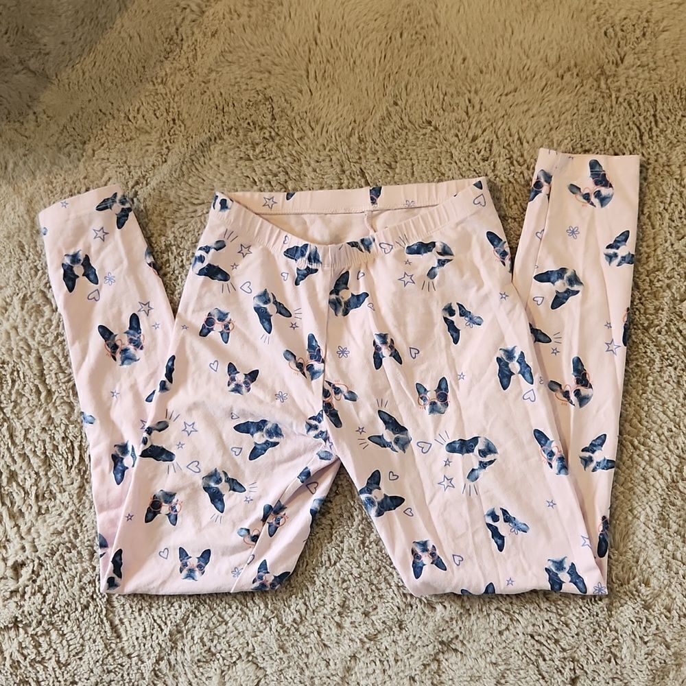 Cat & Jack pink xl pants with dog